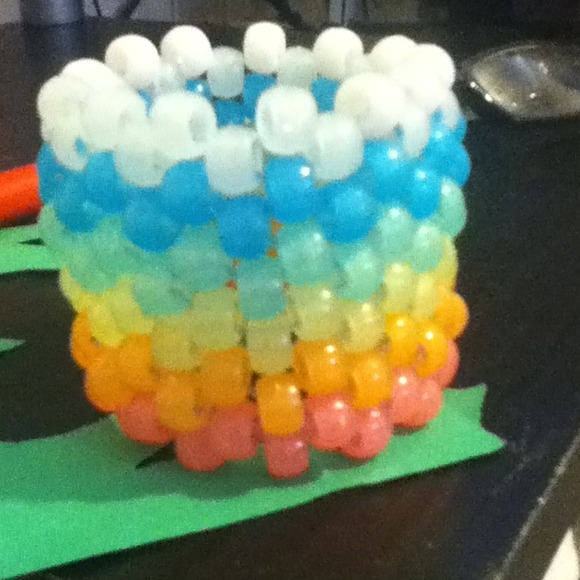 Glow In The Dark Rainbow Bracelet