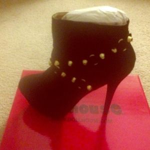 Platform Studded Booties