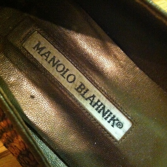 Manolo blahnik animal print flats - Picture 2 of 4