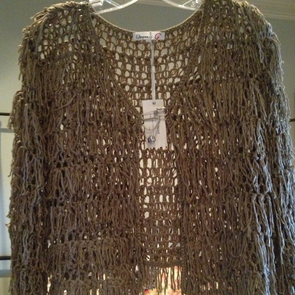 NWT!  "Shag" sweater.