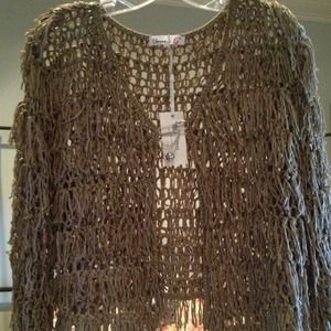 NWT!  "Shag" sweater.