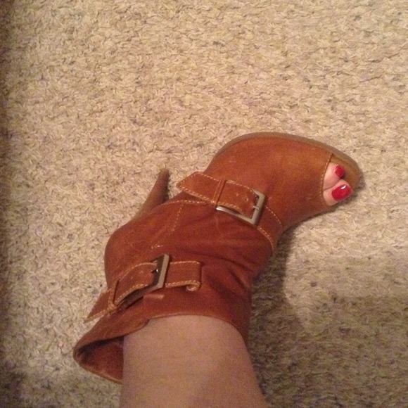 Jessica Simpson' brown leather boots. Size 8🌹🌹🌹