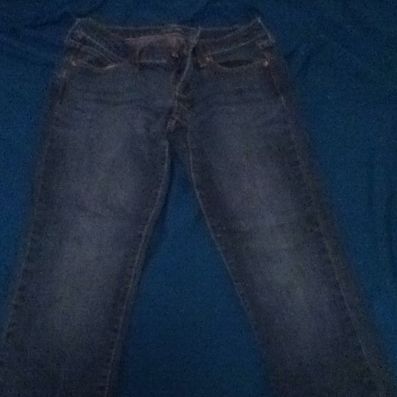 Dark blue jeans