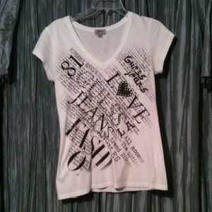 Guess Graphic black & white Print Shirt