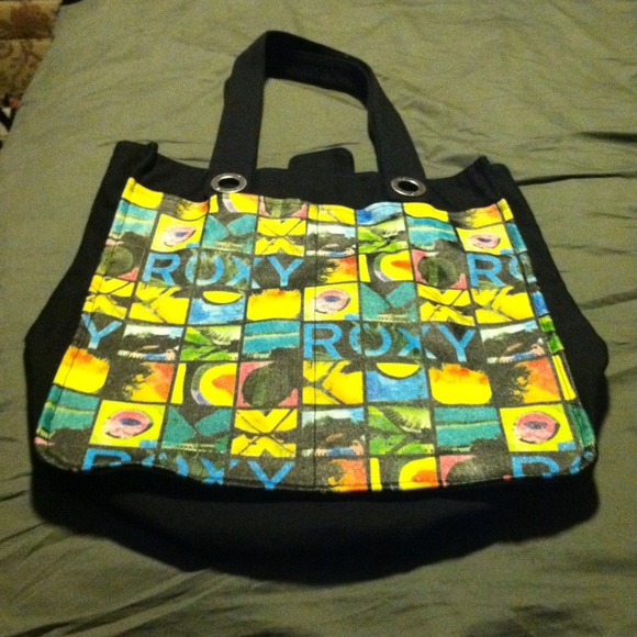 Roxy canvas tote