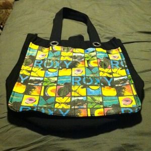 Roxy canvas tote