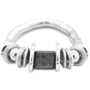 Silver stretch bracelet