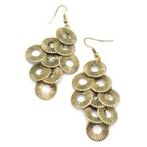 Gold dangle earrings