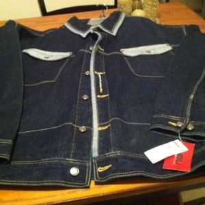 💥REDUCED💥 Mens Blue Jean Jacket sz 3X