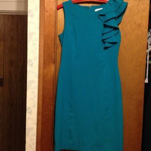 Turquoise dress