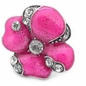 Pink flower ring