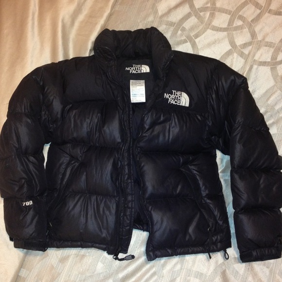 Black North Face 700 Coat XS