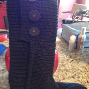 UGG classic cards knit boots