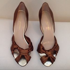 🔴SOLD🔴LOEFFLER RANDALL Bronze Leather Sandal