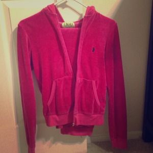 Juicy Couture Track Suit. Hot Pink. Size Large :)