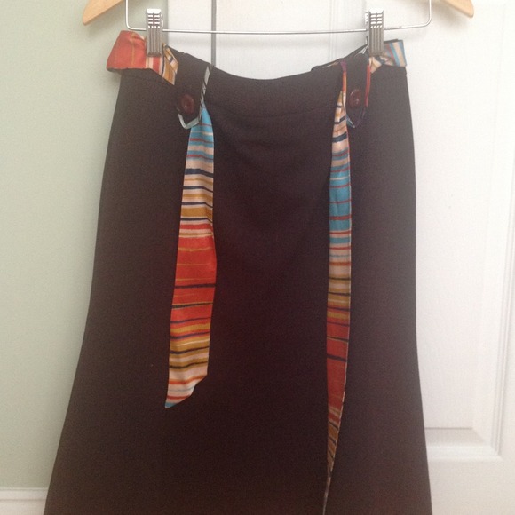 Missoni eggplant flute skirt with belt sz 4
