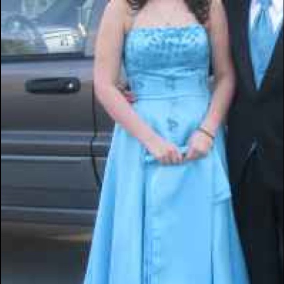 Blue gown