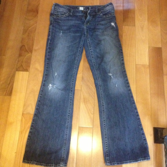 Silver jeans