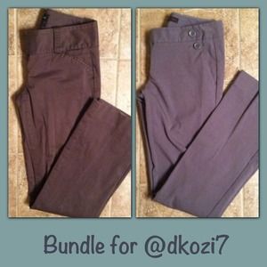 Two pair Limited drew cut pants