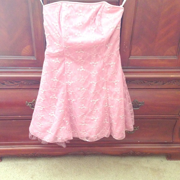 Pink jessica mclintock dress