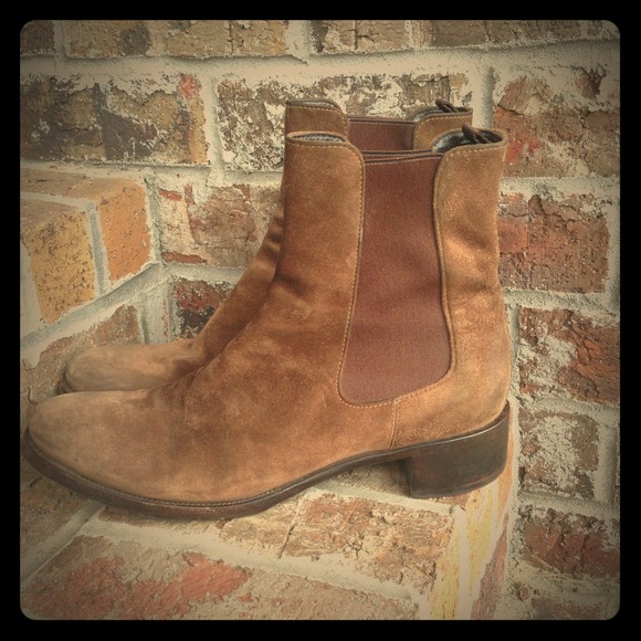 Authentic Prada Leather Riding Boots