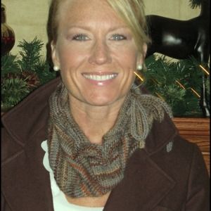 Hand knit neck warmer