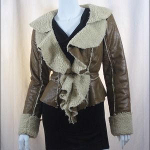 Faux Fur/Leather Jacket