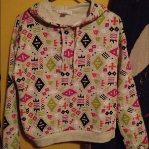 ⛔TRADED Forever21 tribal print hoodie