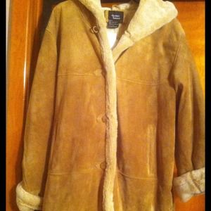 Dennis Basso faux fur shearling jacket