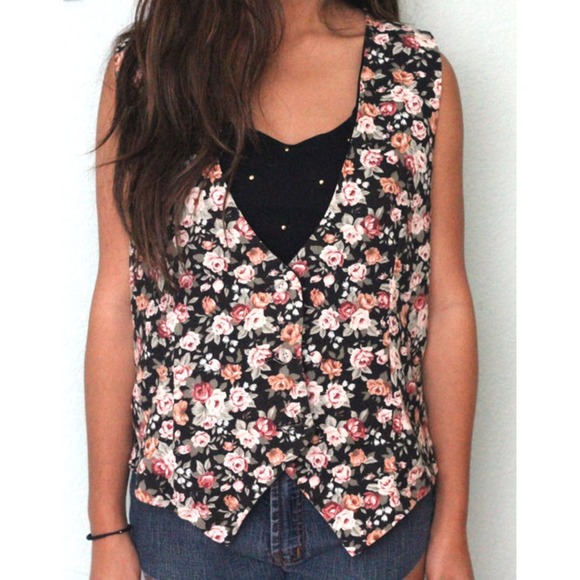 Floral vest