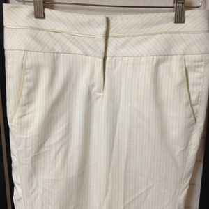 💥🔥💥 Bebe Cream Metallic Gold Pinstripe Pants 4