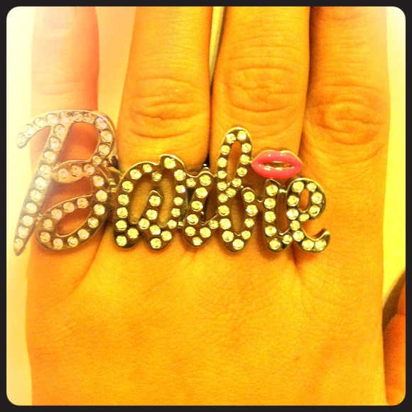 Beautiful and chic barbie ring