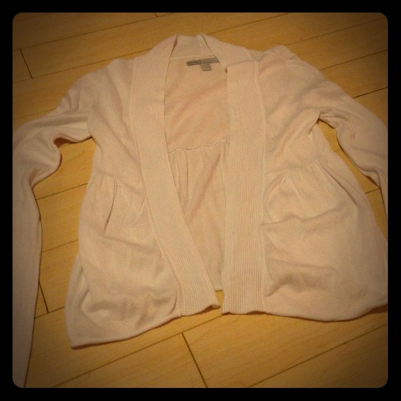 ❌Sold in Bundle❌ White Open Cardigan
