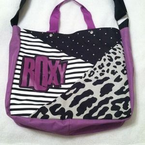 Brand New Purple Roxy Tote Bag.