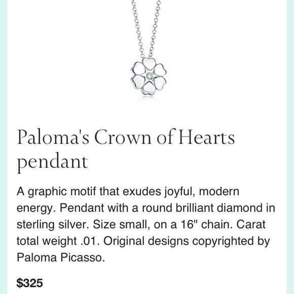 Paloma's crown of heart with diamond -tiffany & co - Picture 3 of 4