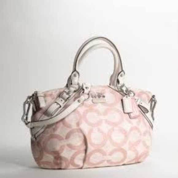 Coach Madison Op Art Shantung Sofia Satchel