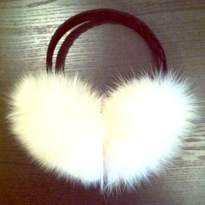 Furry ear muffs