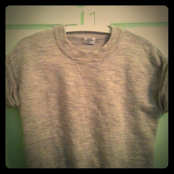 Madewell 1937 Retro Sweater with Rolled-up Sleeves