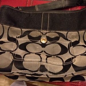 Black coach bag