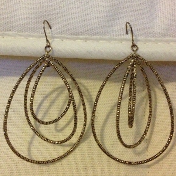 Bronze-tone Dangling Earrings