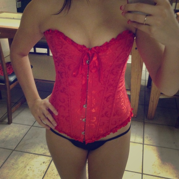 Red corset