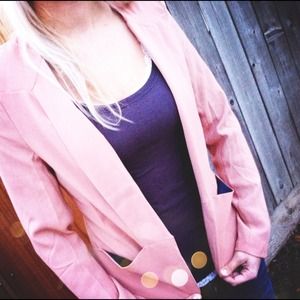 Jackets & Blazers - Mauve Blazer Jackets & Blazers - Mauve Blazer