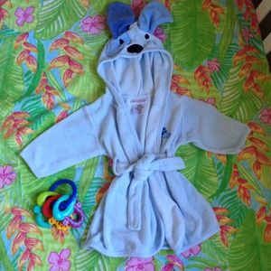 Cute baby bath robe