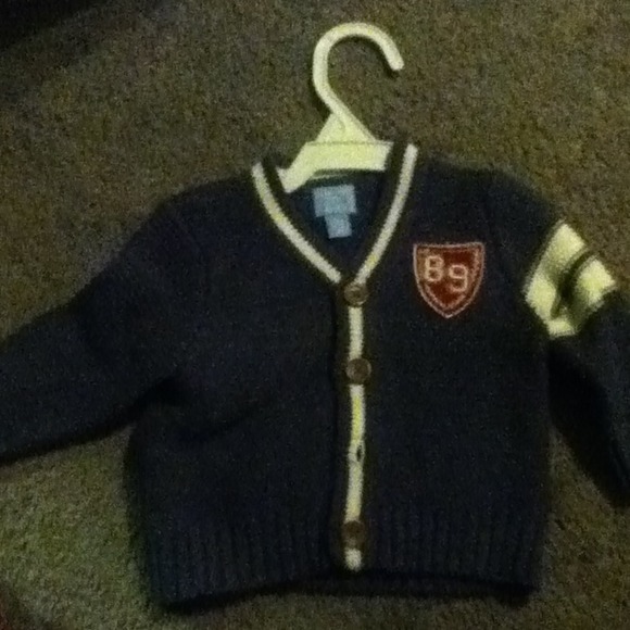 Baby boy varsity sweater