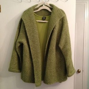 Tweed lime Green jacket and top