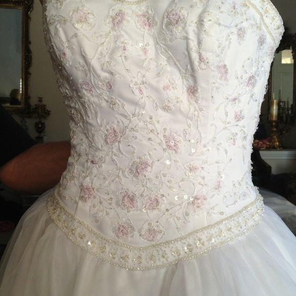 Sequin beaded princess gown - Picture 2 of 4