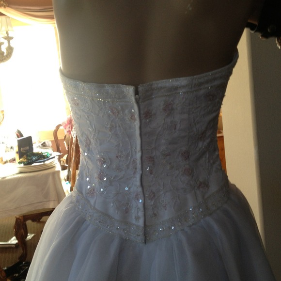 Sequin beaded princess gown - Picture 3 of 4