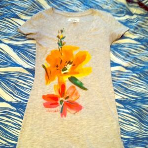 Abercrombie flower shirt