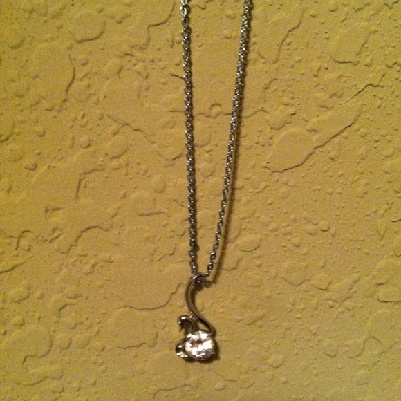 Swan Diamond Necklace