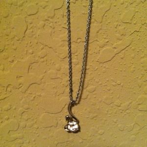 Swan Diamond Necklace